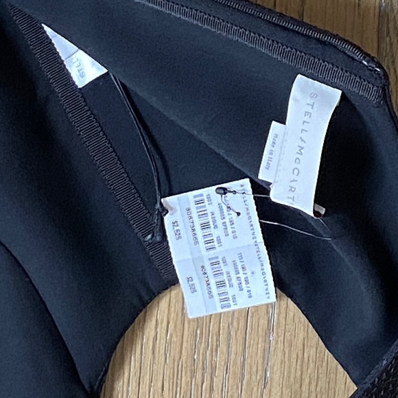 Stella McCartney Dixie Asymmetric Sequined Stretch-Wool and Silk Top - Picture 12 of 15